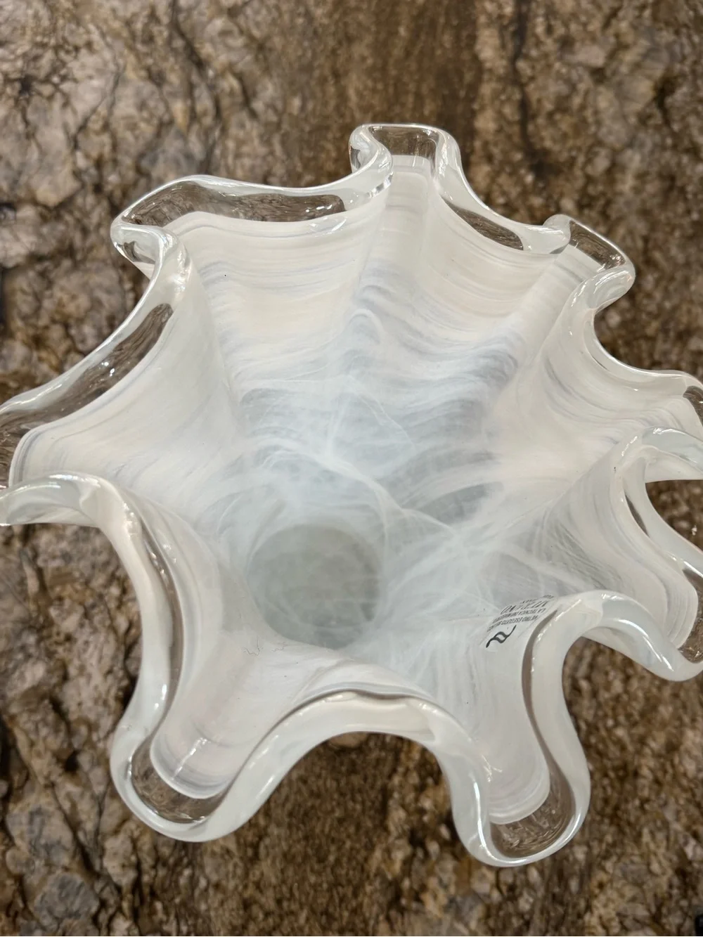 Murano graceful white